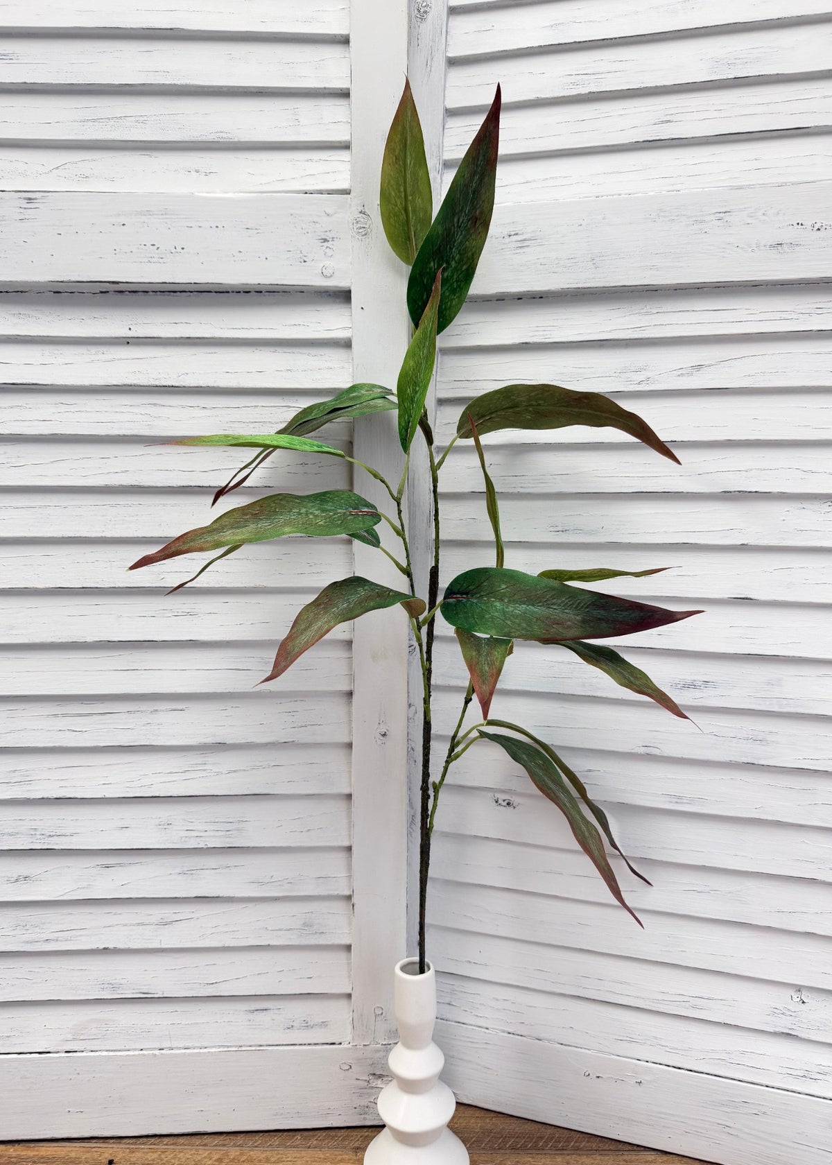 ITEM 11584 - 31" GREEN BURGUNDY  GLOBULUS EUCALYPTUS STEM