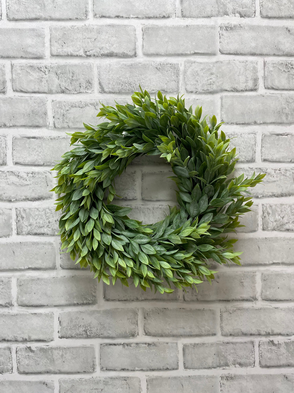 ITEM 11601 - 6.25" INSDIE DIM, 13" OUTSIDE DIM RUSCUS WREATH