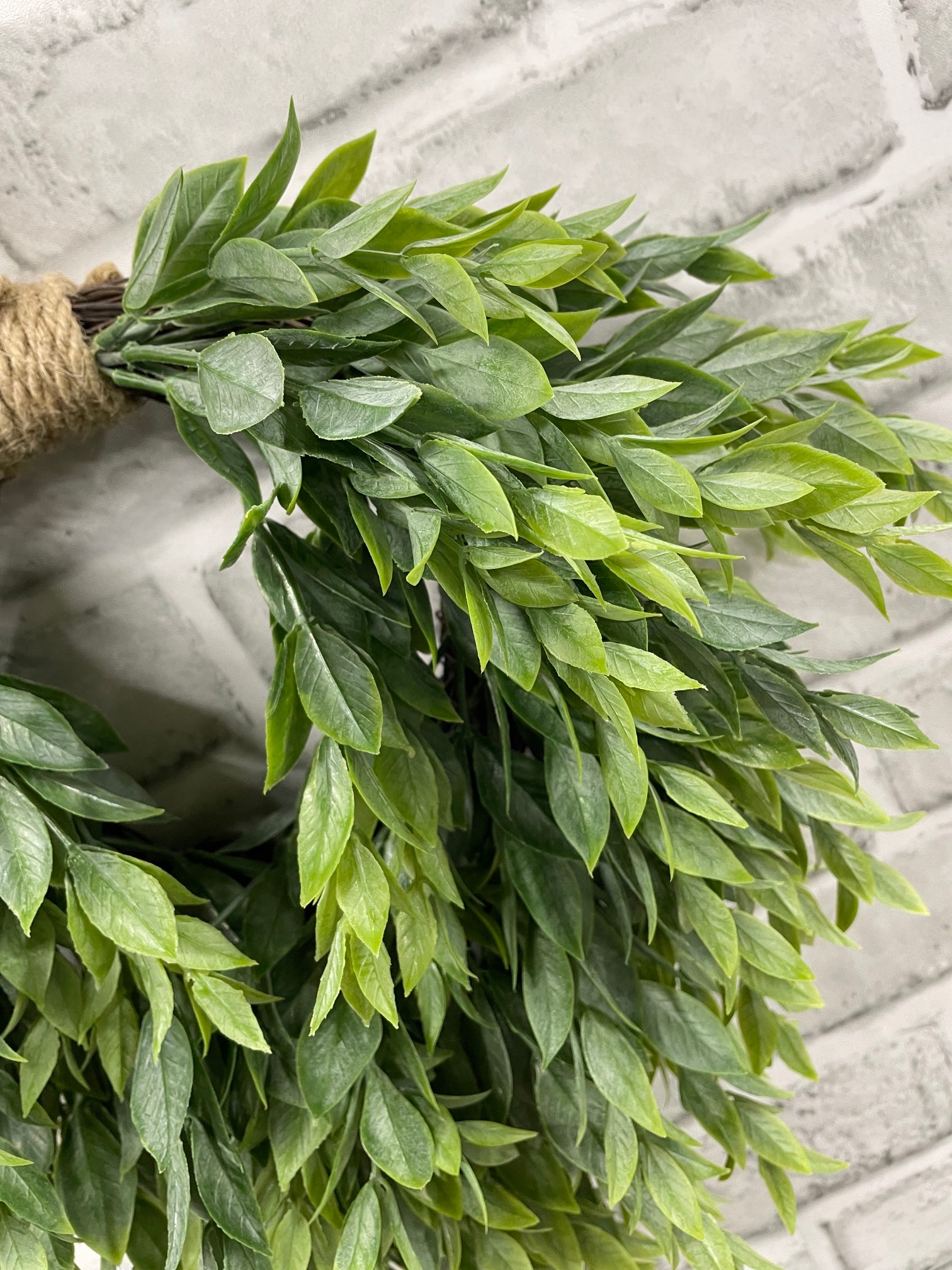 ITEM 11606 - 4.5" INSIDE, 13" OUTSIDE RUSCUS HEART SHAPE WREATH