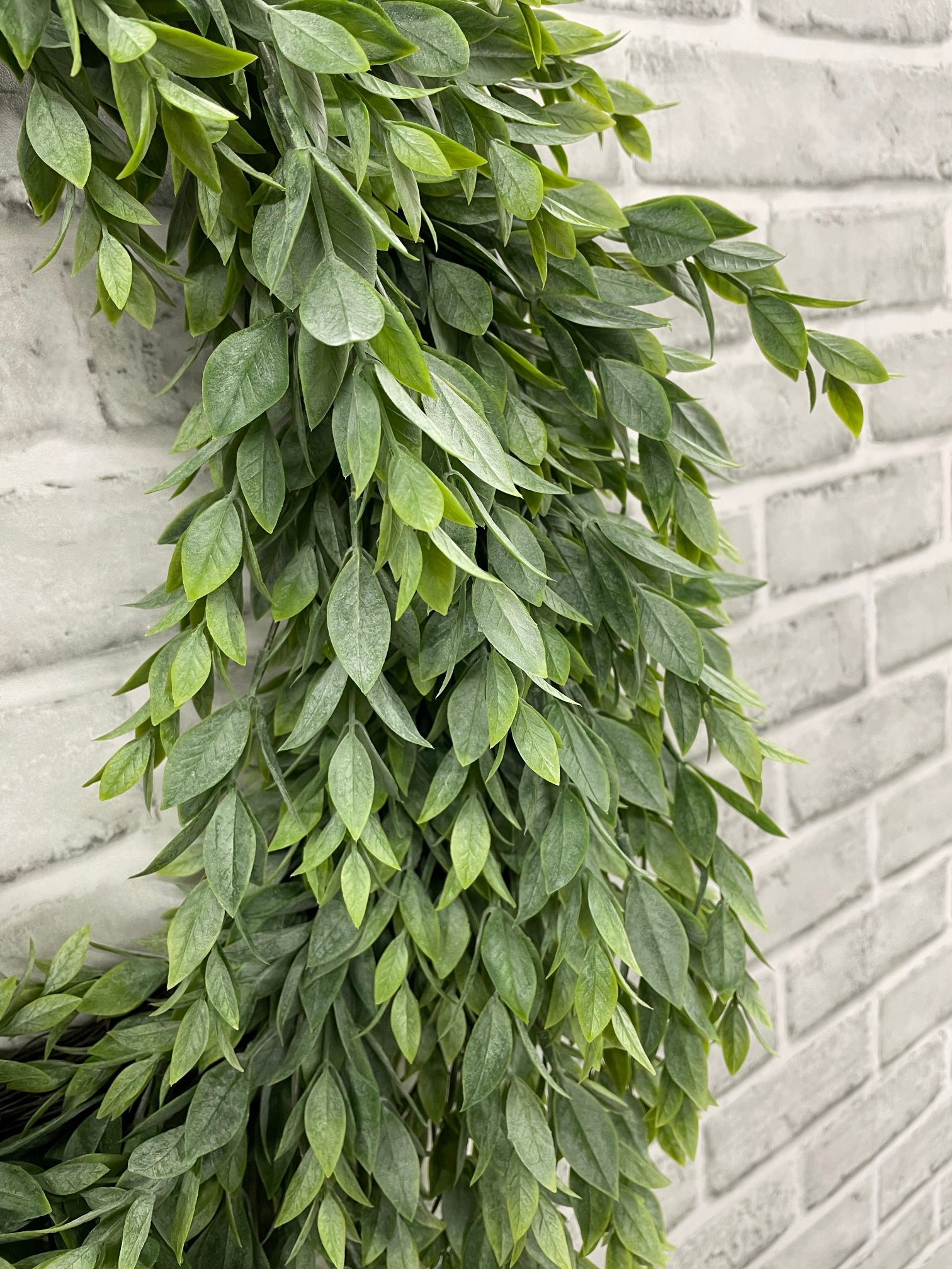 ITEM 11607 - 11.5" INSIDE, 19" OUTSIDE, 25" LONG RUSCUS HEART SHAPE WREATH