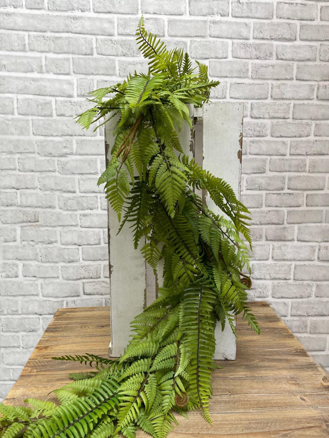 ITEM 11629 - 60"FRESH TOUCH LACY FERN & BOSTON SWORD FERN MIXED GARLAND