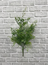 ITEM 11640 GR - 22" GREEN SMILAX MIX BUSH