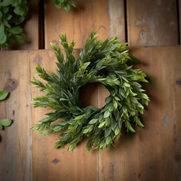 ITEM 11600 - 4" INSIDE DIM, 11.5" OUTSIDE DIM RUSCUS WREATH