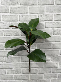 ITEM 11664 GR - 21.5" GREEN MAGNOLIA SPRAY WITH 10 LEAVES