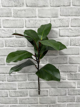 ITEM 11664 GR - 21.5" GREEN MAGNOLIA SPRAY WITH 10 LEAVES