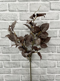 ITEM 11672 BUR - 30" FALL BURGUNDY DRIED LEAF SPRAY