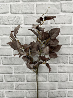 ITEM 11672 BUR - 30" FALL BURGUNDY DRIED LEAF SPRAY