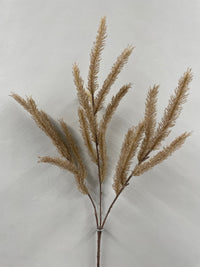 ITEM 11687 BROWN - 26" FALL BROWN FLOCKED DOG TAIL SPRAY