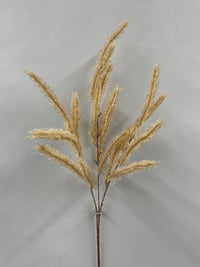 ITEM 11687 CM - 26" FALL CREAM FLOCKED DOG TAIL SPRAY