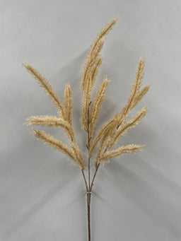 ITEM 11687 CM - 26" FALL CREAM FLOCKED DOG TAIL SPRAY