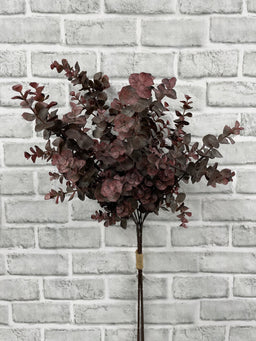 ITEM 11694 BUR - 26" BURGUNDY EUCALYPTUS BUNDLE WITH 3 STEMS