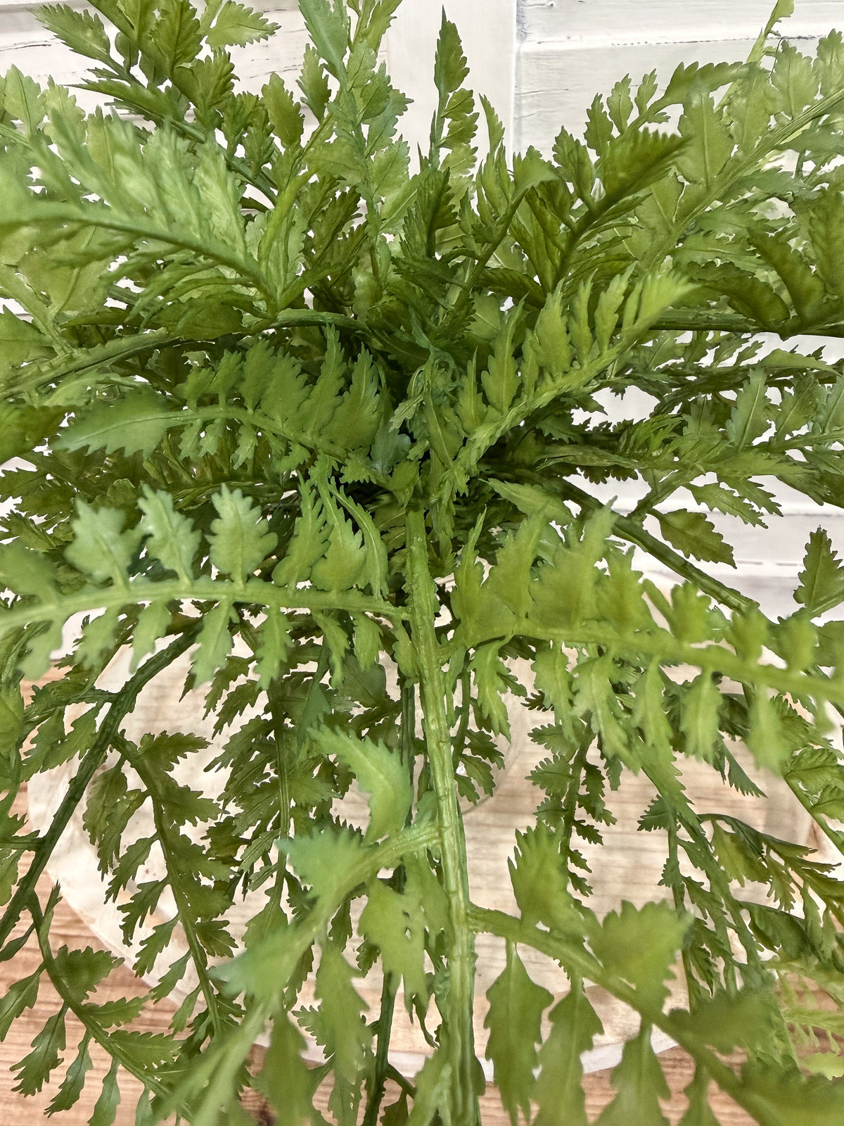 ITEM 11713 - 16" UV PROTECTED LEATHER FERN BUSH