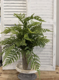 ITEM 11714 - 28.5" UV PROTECTED LEATHER FERN BUSH