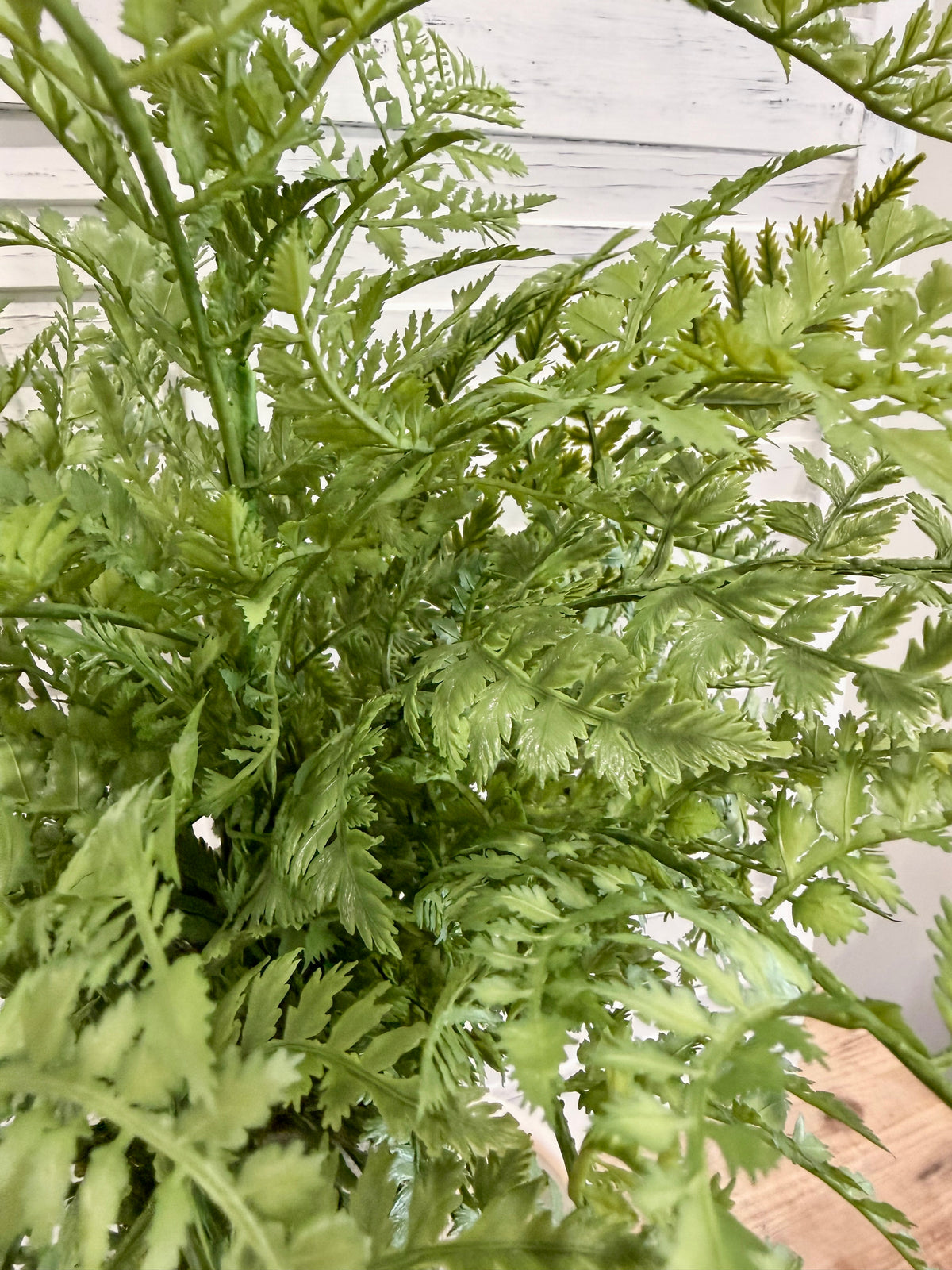 ITEM 11714 - 28.5" UV PROTECTED LEATHER FERN BUSH