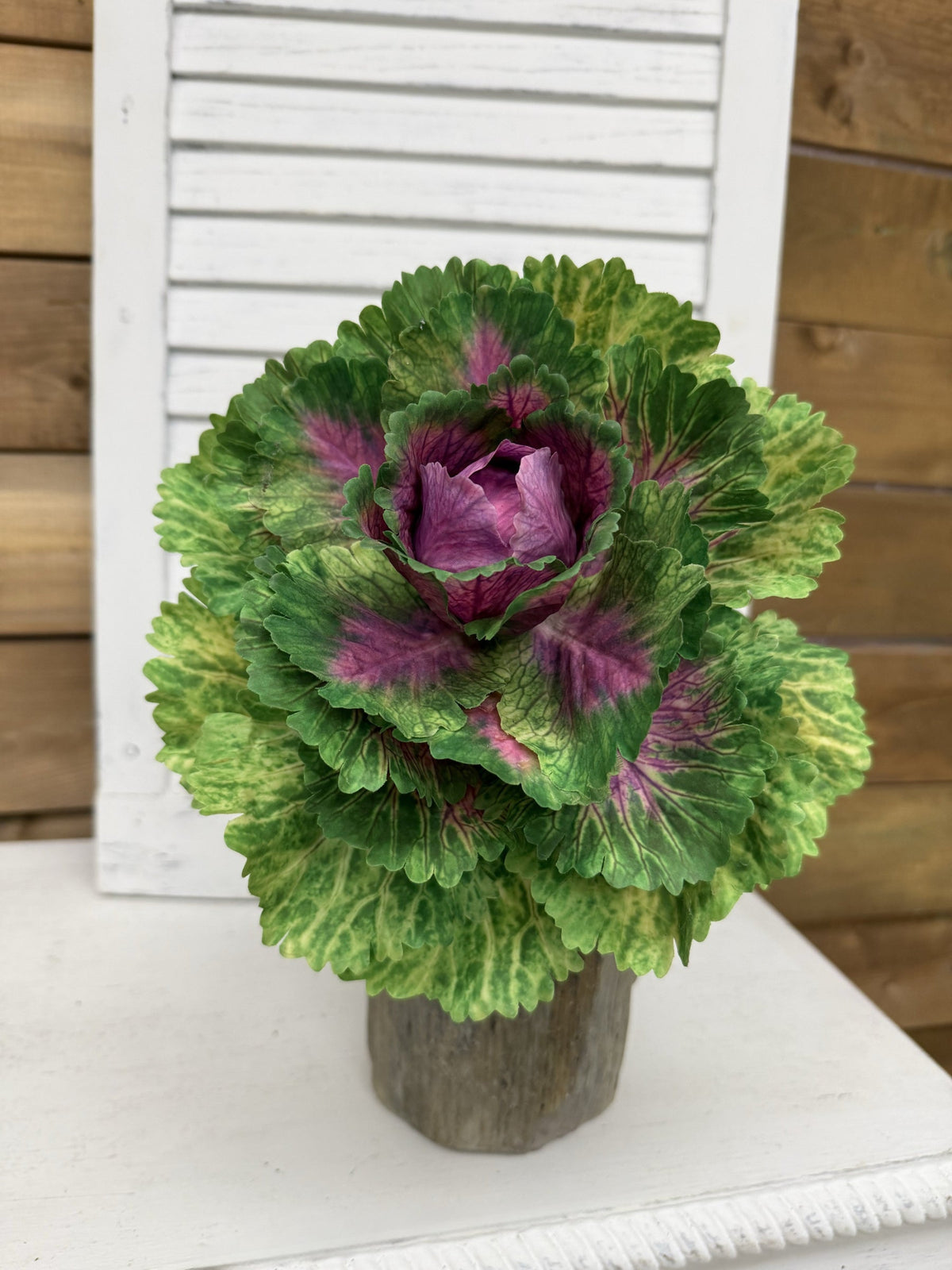 ITEM 11747 GRPK - 9"REAL TOUCH CABBAGE PLANT