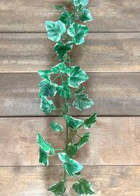 ITEM 12262 - 72" WHITE GREEN IVY GARLAND