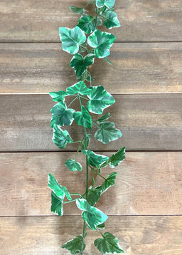 ITEM 12262 - 72" WHITE GREEN IVY GARLAND
