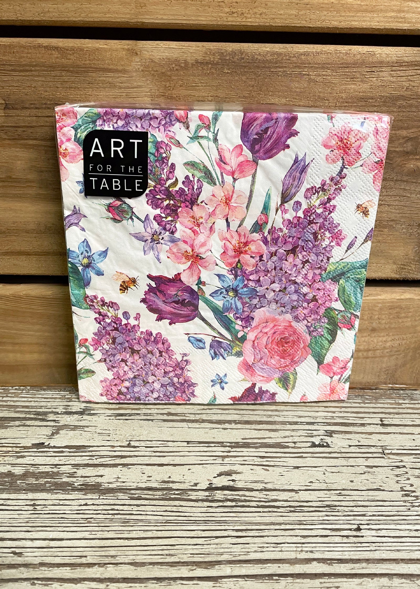 ITEM 45365 - 13"X13" MIXED FLORAL GARDEN 2 PLY NAPKIN - 20 NAPKINS PER PACKAGE
