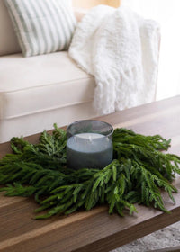 ITEM 81657 - 20" FRESH TOUCH NORFOLK PINE WREATH