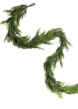 ITEM 81667 - 10 FOOT BANISTER FRESH TOUCH NORFOLK PINE GARLAND
