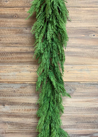 ITEM 81675 - 60” FRESH TOUCH WHISPY CEDAR GARLAND