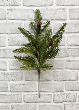 ITEM 81870  - 18" FRESH TOUCH BALSAM FIR SPRAY WITH NATURAL PINE CONES