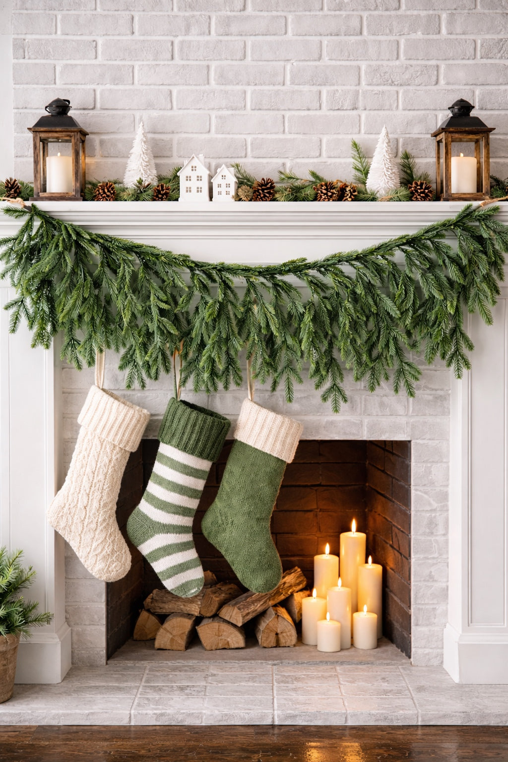 ITEM 81918 - 40" FRESH TOUCH SPRUCE DRIPPING GARLAND