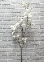 ITEM 81950W  - 44.5" WHITE SNOWY HOLLY SPRAY