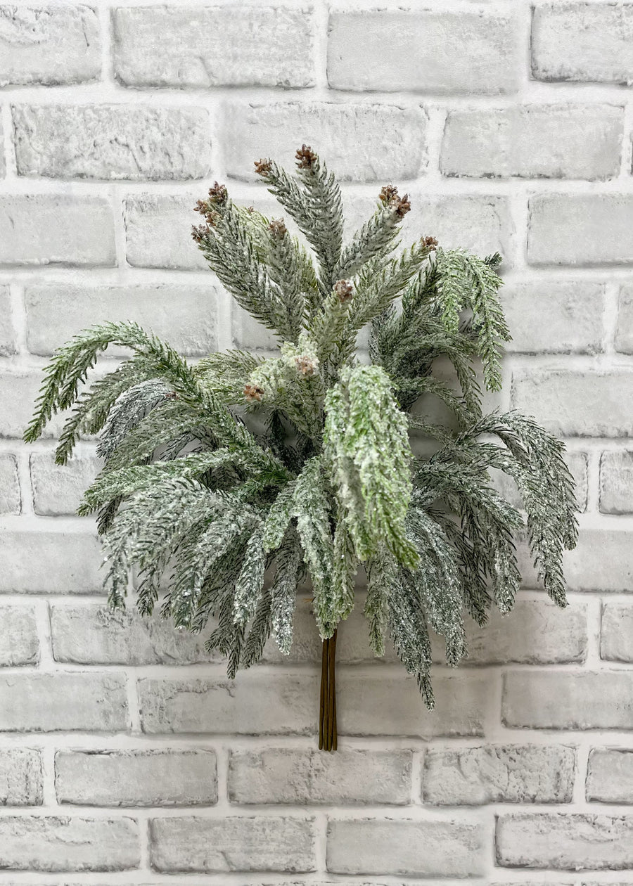 ITEM 81959 - 20" FRESH TOUCH SNOWY NORFOLK PINE BUNDLE - 4 PIECES PER ...