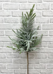 ITEM 81963  - 29" SNOWY NORFOLK PINE  SPRAY