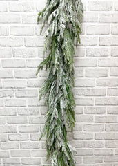 ITEM 81966  - 52" SNOWY NORFOLK PINE  GARLAND