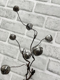 ITEM 81978 PEWTER - 20" PEWTER BELL SPRAY