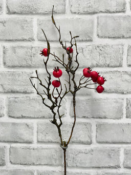 ITEM 81990 MATTRED - 15.5" MATT RED WEATHER RESISTENT BERRY PICK