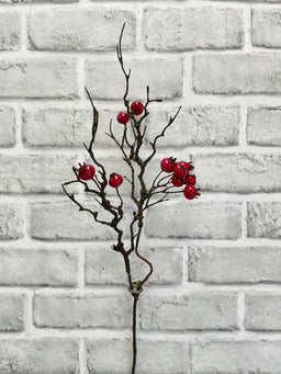 ITEM 81990 SHINNYR - 15.5" SHINNY RED WEATHER RESISTENT BERRY PICK