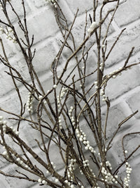 ITEM 81993 CM - 43" CREAM BERRY BUNDLE - 3 STEMS PER BUNDLE