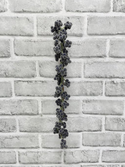 ITEM 81996 BL - 23" HANGING BLUE SUGARED BERRY SPRAY