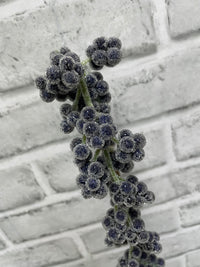 ITEM 81996 BL - 23" HANGING BLUE SUGARED BERRY SPRAY