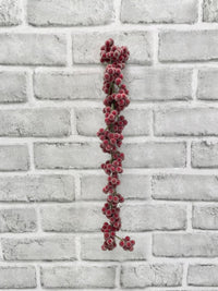 ITEM 81996 R - 23" HANGING RED SUGARED BERRY SPRAY