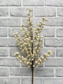 ITEM 81998 CM - 25.5" CREAM SUGARED BERRY SPRAY