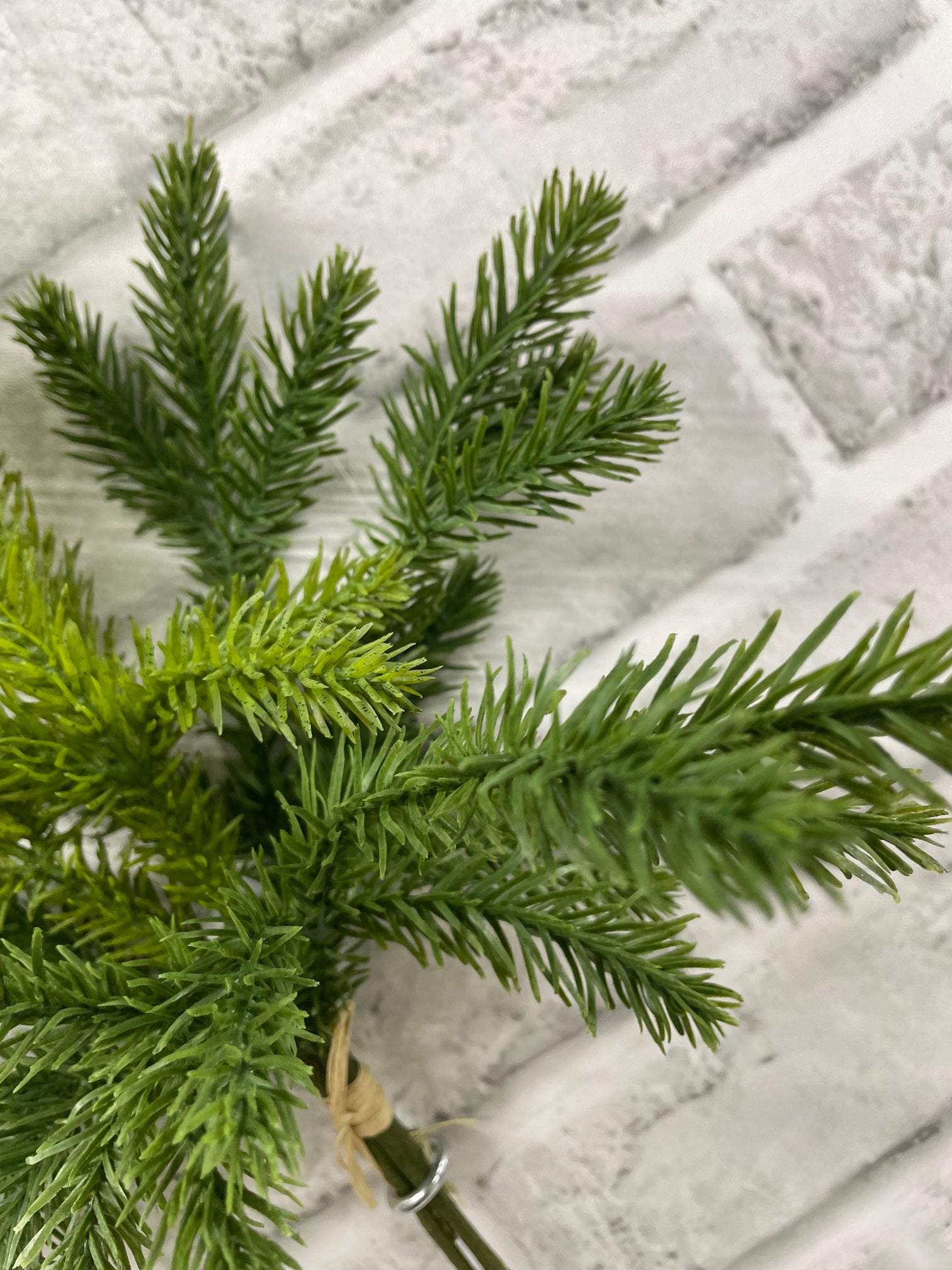 ITEM 82152 - 12" FRESH TOUCH RED SPRUCE BUNDLE WITH 3 STEMS