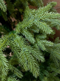 ITEM 82158 - 7' FRESH TOUCH RED SPRUCE PINE TREE WITH A METAL STAND