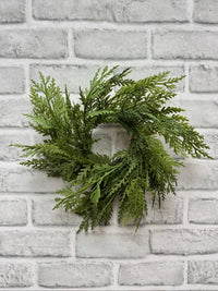 ITEM 82185 - 3.5" INSIDE DIM, 11" OUTSIDE DIM FRESH TOUCH CYPRESS CANDLE RING