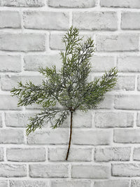 ITEM 82222 - 17" GLITTERED CEDAR SPRAY