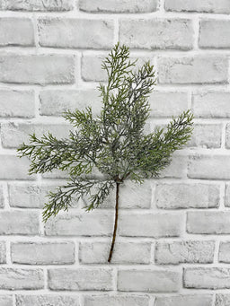 ITEM 82222 - 17" GLITTERED CEDAR SPRAY