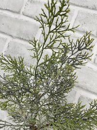 ITEM 82222 - 17" GLITTERED CEDAR SPRAY