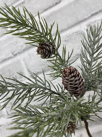 ITEM 82223 - 12" GLITTERED PINE PICK WITH PINE CONES