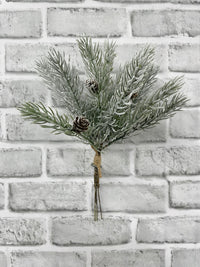ITEM 82226 - 12" SNOW PINE PICK BUNDLE - 3 PICKS PER BUNDLE