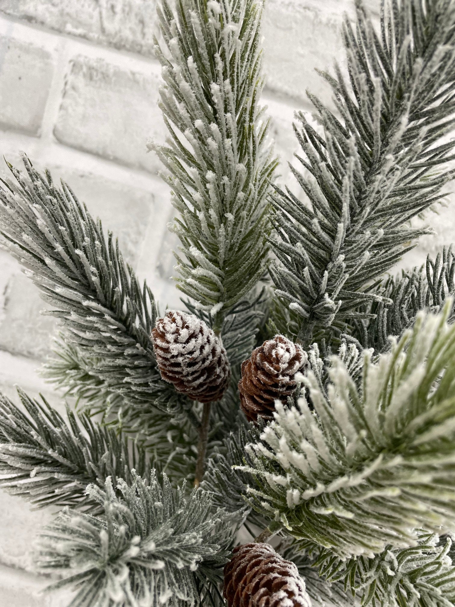ITEM 82227 - 17" FROSTED PINE BUSH