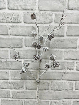 ITEM 82239 - 30" SNOWY PINE CONE SPRAY