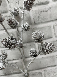 ITEM 82239 - 30" SNOWY PINE CONE SPRAY